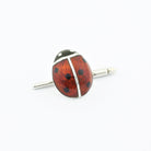 ladybird/bug shirt stud 18ct white gold