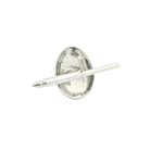 ladybird/bug hand enamelled 18ct white gold shirt studs - rear
