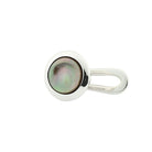 tahitian mother of pearl 18ct white gold mens dress studs
