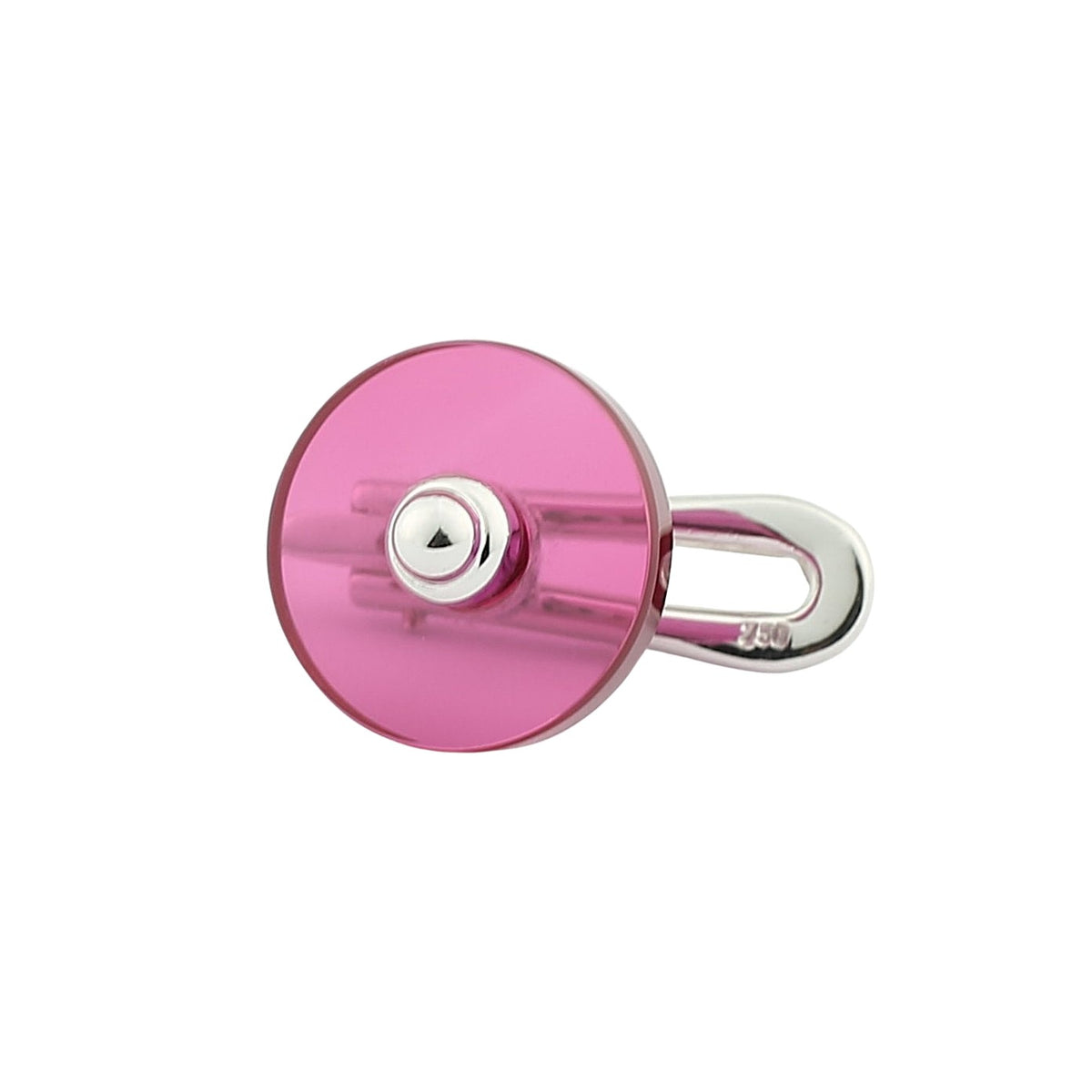ruby disc 18ct white gold shirt studs – Longmire