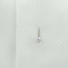 rock crystal disc with diamond 18ct white gold shirt studs - shirt