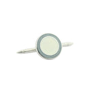 DOUBLE CIRCLE GREY/WHITE ENAMEL SHIRT STUDS - main