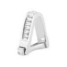 diamond stirrup 18ct white gold cufflinks - main