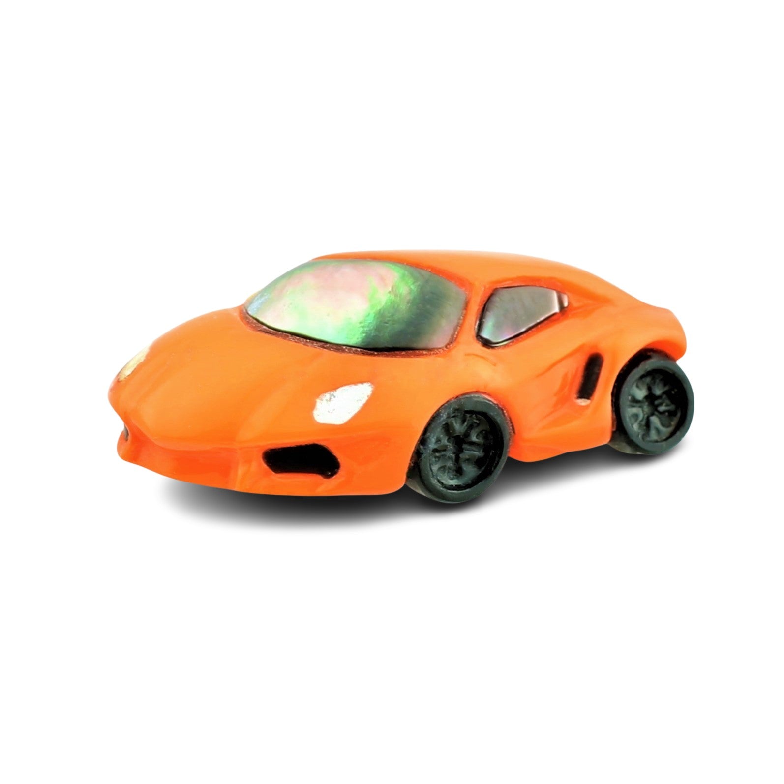 lambo obsidian 18ct rose gold car cufflinks - main