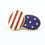 'STARS & STRIPES' 18ct YELLOW GOLD CUFFLINKS