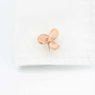 PROPELLER 18ct ROSE GOLD CUFFLINKS - cuff