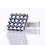 SAPPHIRE CHEQUER BOARD CUFFLINKS
