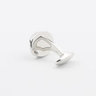 Rear of onyx and mother of pearl cufflinks
