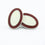 DOUBLE OVAL RED/WHITE ENAMEL CUFFLINKS