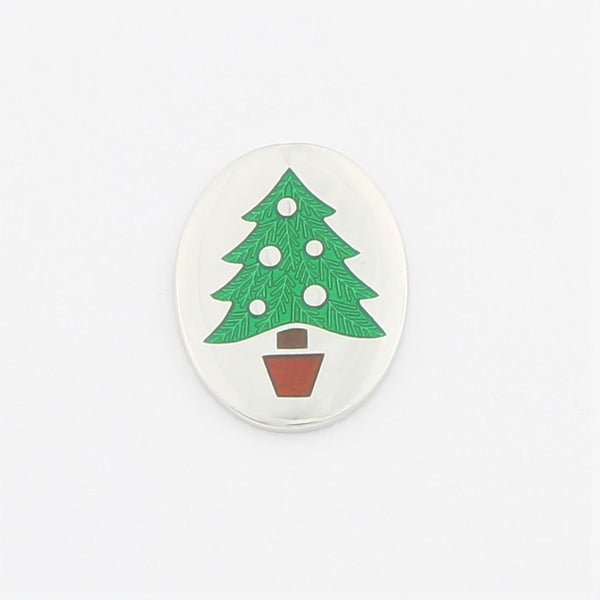 CHRISTMAS TREE CUFFLINKS