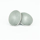 STARBURST GREY ENAMEL DRESS SET - cufflinks