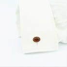 AMBER CUFFLINKS - cuff