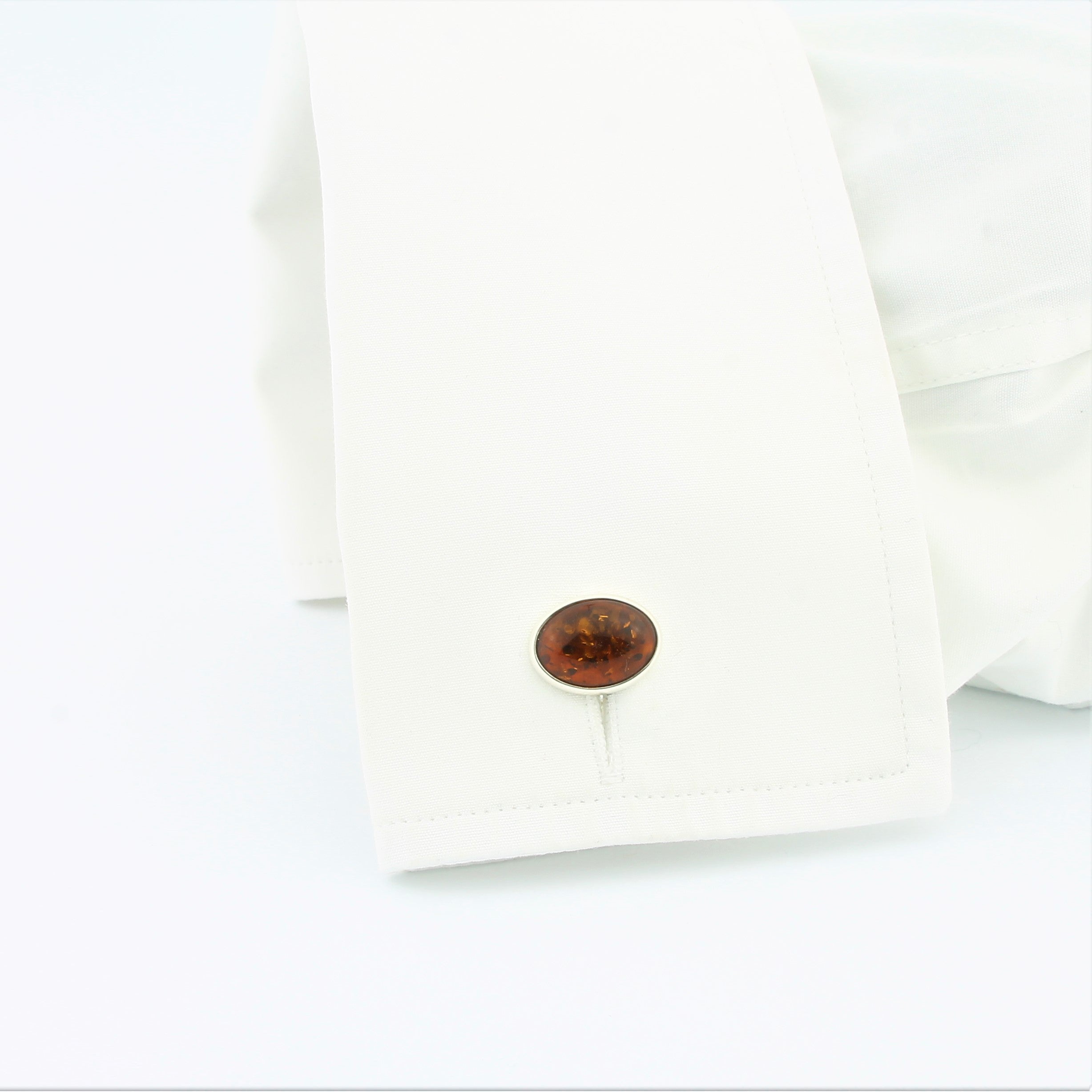 AMBER CUFFLINKS - cuff