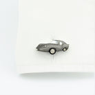 VINTAGE CAR IN SILVER OBSIDIAN AND ONYX - cuff