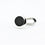 ONYX SHIRT STUDS 18ct WHITE GOLD