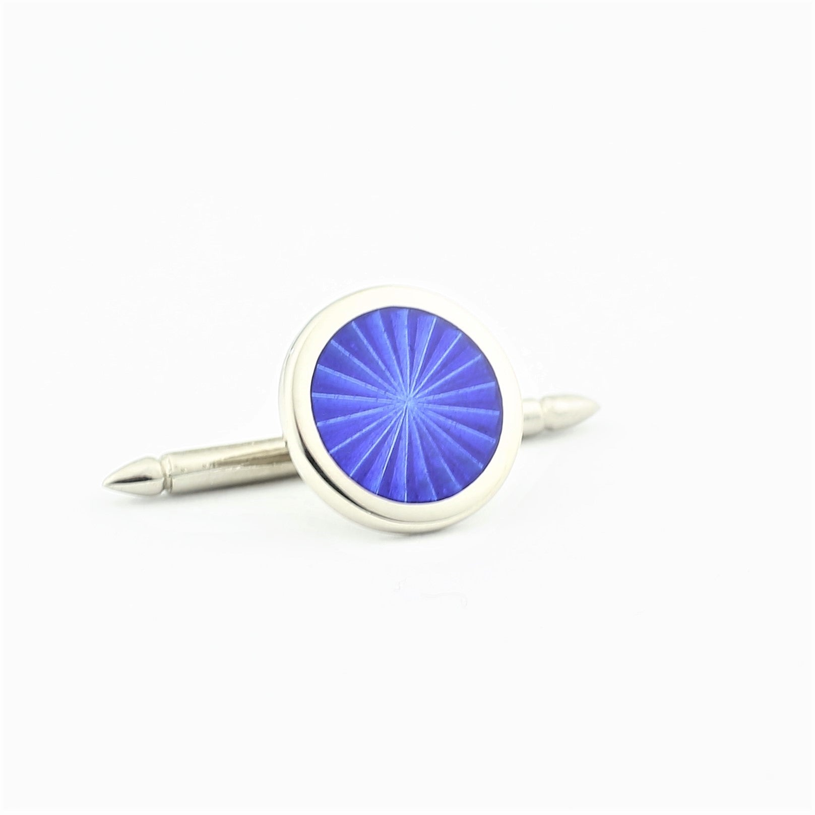 STARBURST BLUE ENAMEL SHIRT STUDS - main