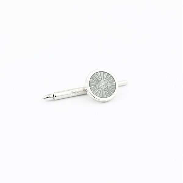 STARBURST GREY ENAMEL SHIRT STUDS