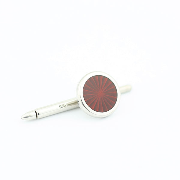 STARBURST RED ENAMEL SHIRT STUDS
