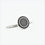 DOUBLE CIRCLE BLACK/BLACK ENAMEL SHIRT STUDS