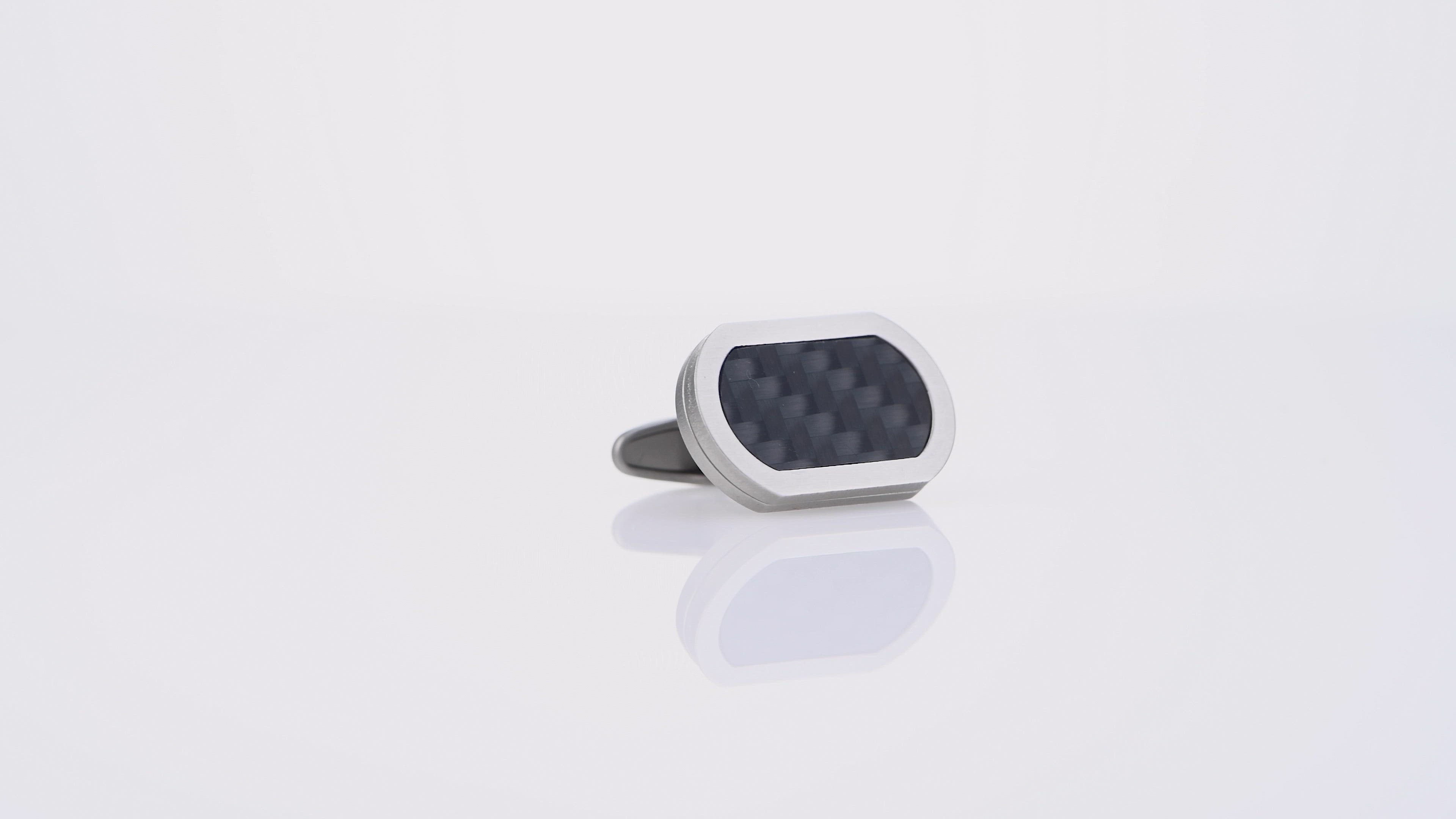 CARBON WEAVE CUFFLINKS - vid
