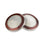DOUBLE CIRCLE RED/WHITE ENAMEL CUFFLINKS