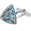 LEAF TITANIUM CUFFLINKS