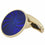 STAR BLUE ENAMEL 18ct YELLOW GOLD CUFFLINKS