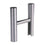 STEEL H BAR CUFFLINKS