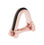 STIRRUP RUBBER 18ct ROSE GOLD CUFFLINKS