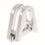 DOUBLE STIRRUP 'GIANT' 18ct WHITE GOLD CUFFLINKS